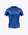 Round Collar Rugby Jersey Mockup - Front View