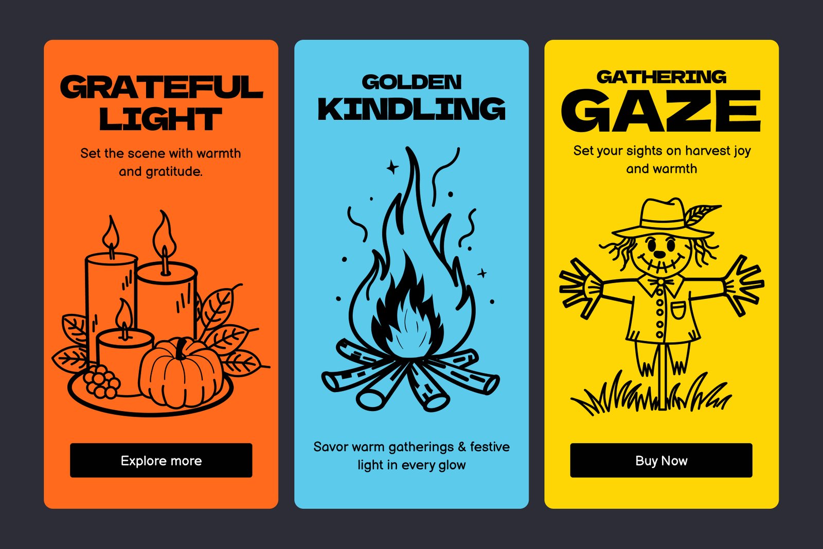 Thanksgiving Doodles Set