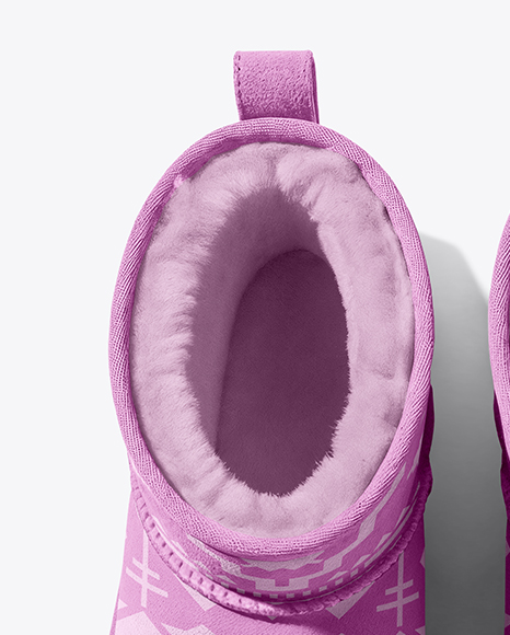 Pair of Women's UGG Boots Mockup