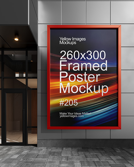 Billboard on the City Street Mockup