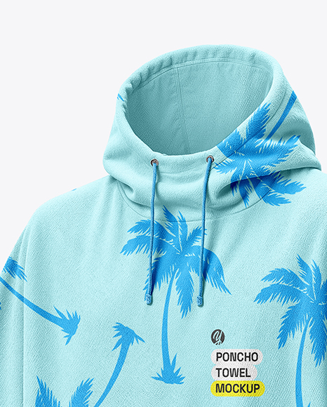 Towel Poncho Mockup
