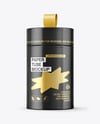 Glossy Paper Tube with Pull Tab Mockup