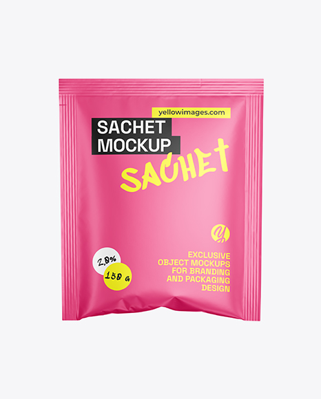 Matte Sachet Mockup