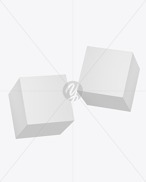 Two Paper Boxes Mockup