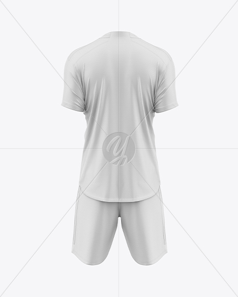 Soccer Kit Mockup - Back View