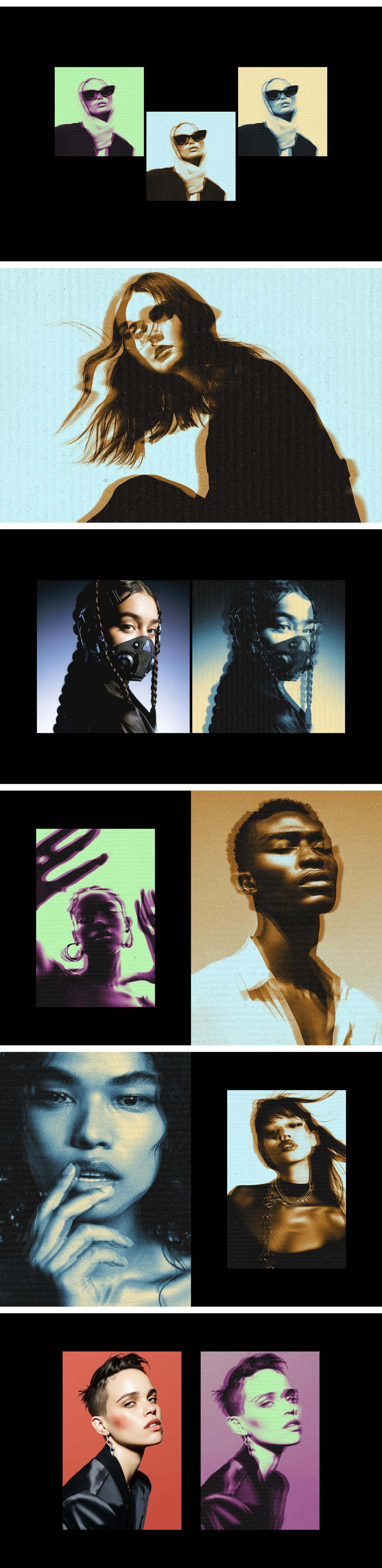 Acid Distortion Photo Effect