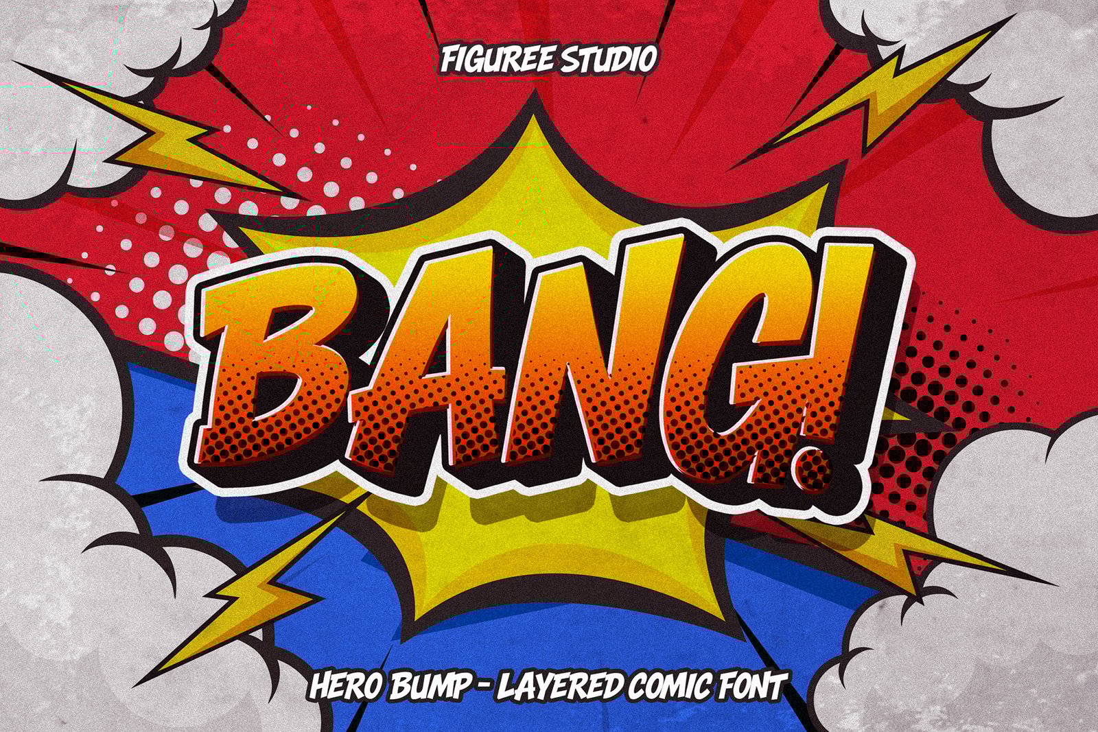 Hero Bump - Comic Display Font