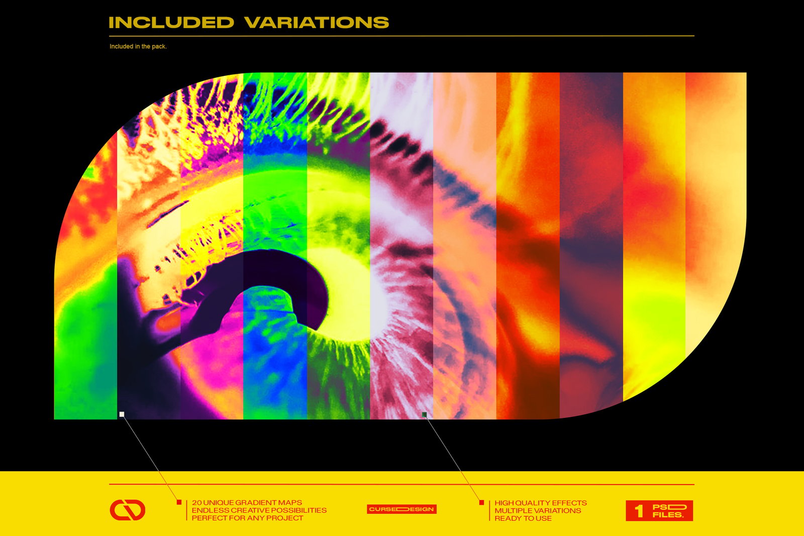 Thermal Vision Effects I 20 Gradient Maps