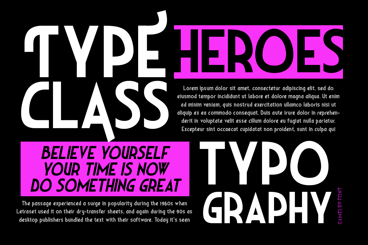 Gamelry Font