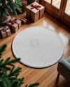 Christmas Little Round Carpet Mockup