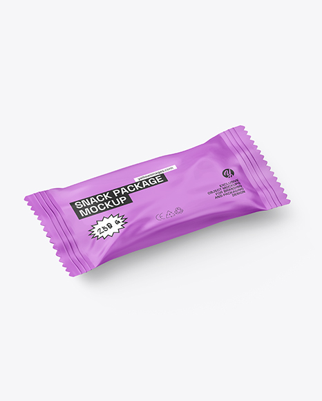 Glossy Snack Bar Mockup - Candy mockup