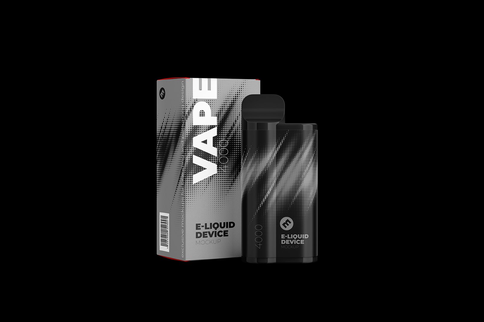 Vape E-liquid Device Mockup