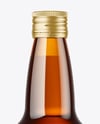 Amber Glass Bottle Mockup
