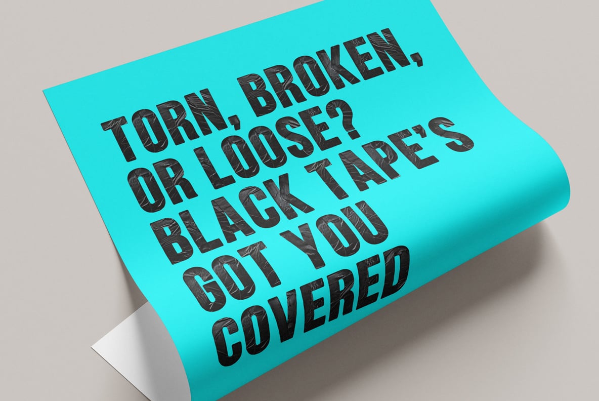 Tape Craft Font