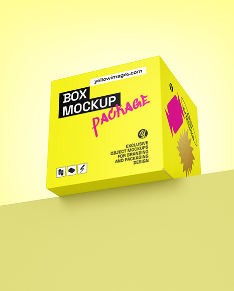 Paper Box Mockup