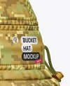 Twill Bucket Hat Mockup - Side View
