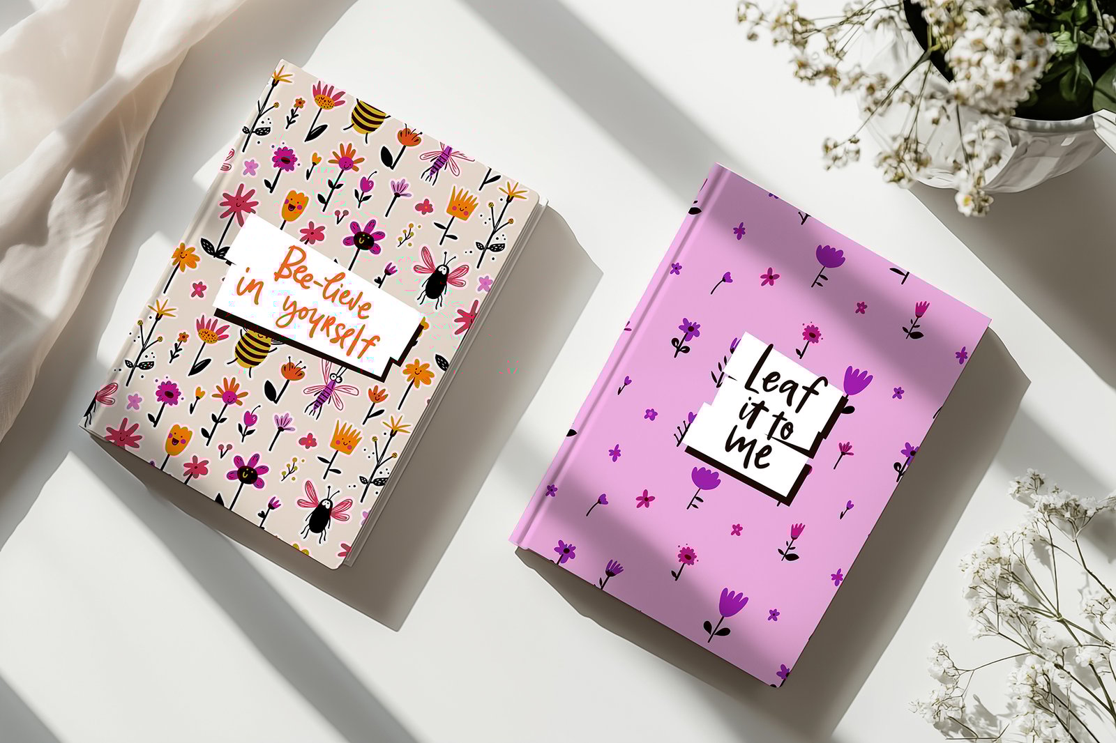 &#034;Let`s Plant Some Fun&#034; Illustrations set