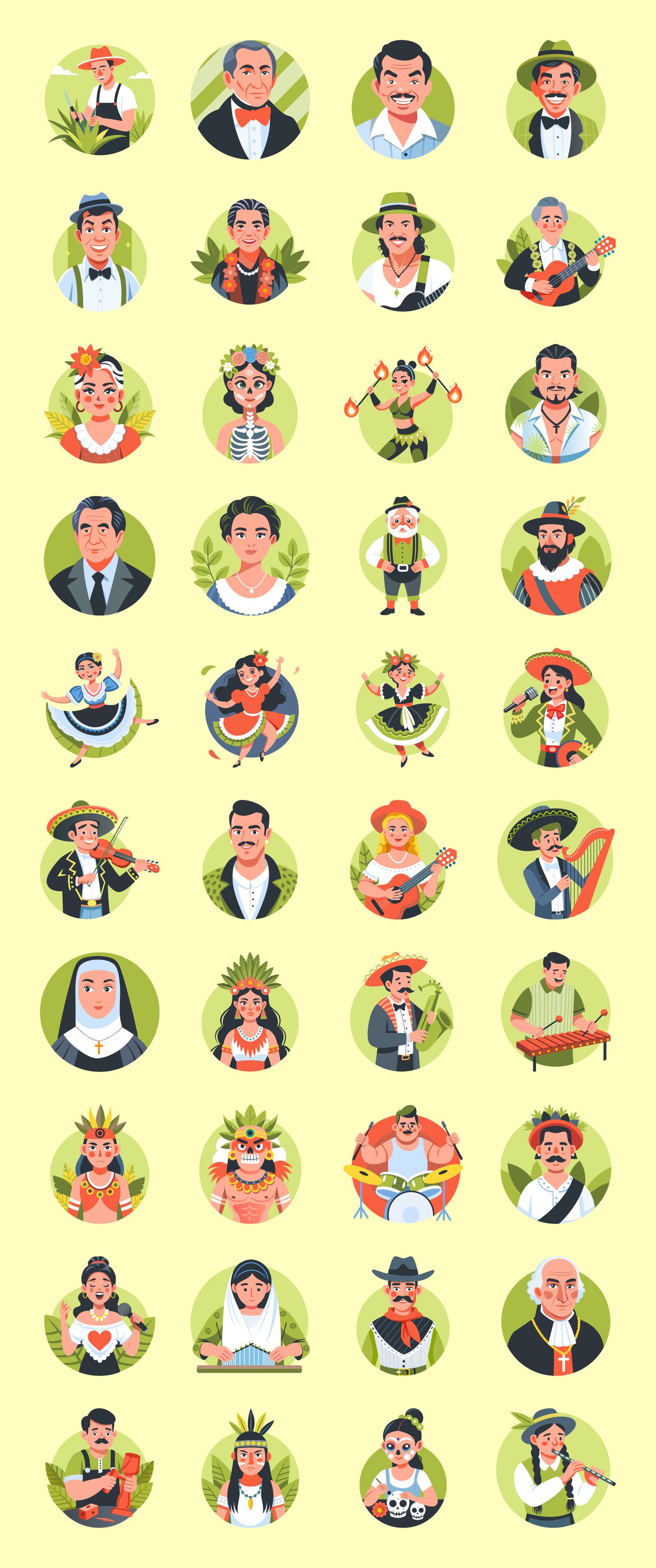 Mexican and Hispanic Characters
