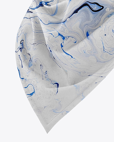 Neck Gaiter Mockup - Half Side View