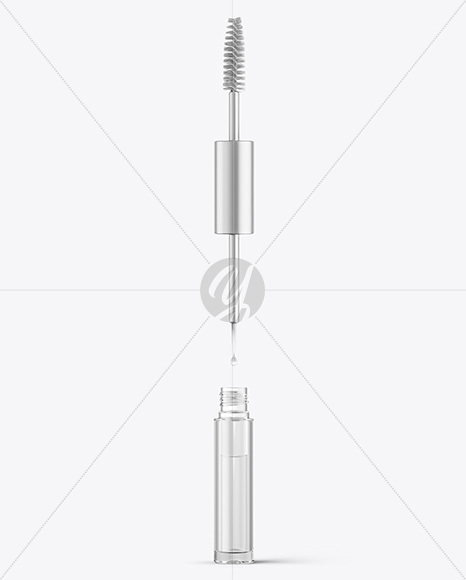 Metallic Hairoil Applicator Tube Mockup