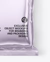Glossy Metallic Package Mockup