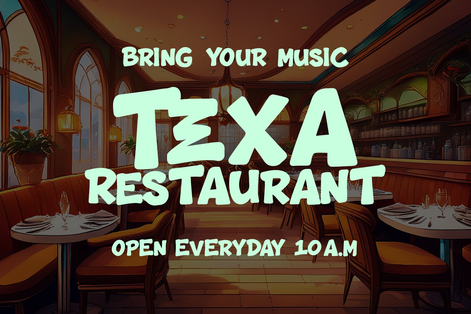 Thont Terus Playful Bold Display Font Creative