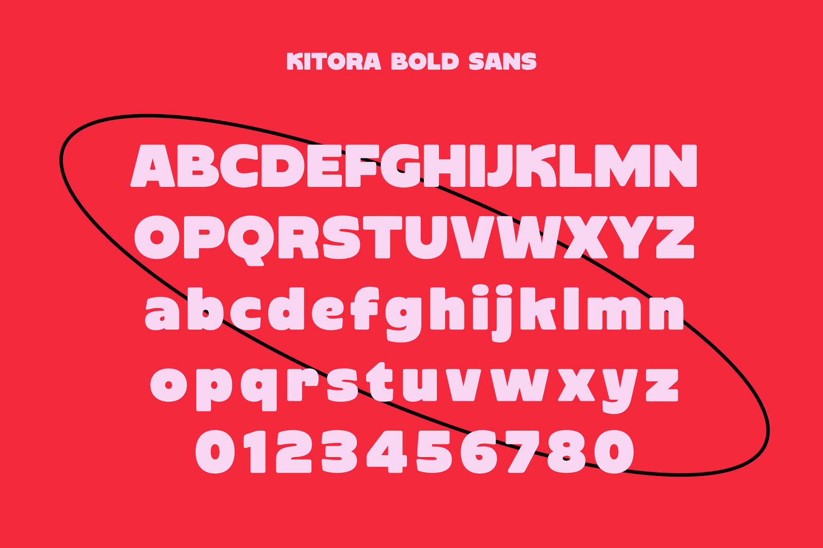 Kitora - Bold Font