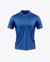 Crew Neck Rugby Jersey Mockup - Front View