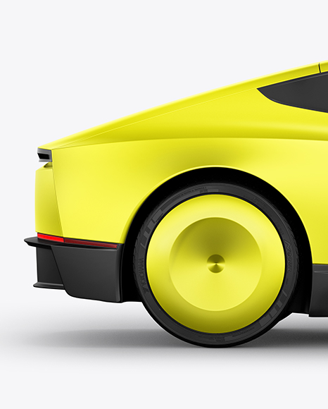Electric RoboCab Mockup - Side View