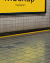 Billboard in the Subway Mockup