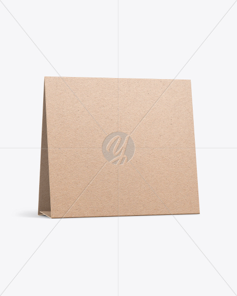 Kraft Paper Table Tent Mockup
