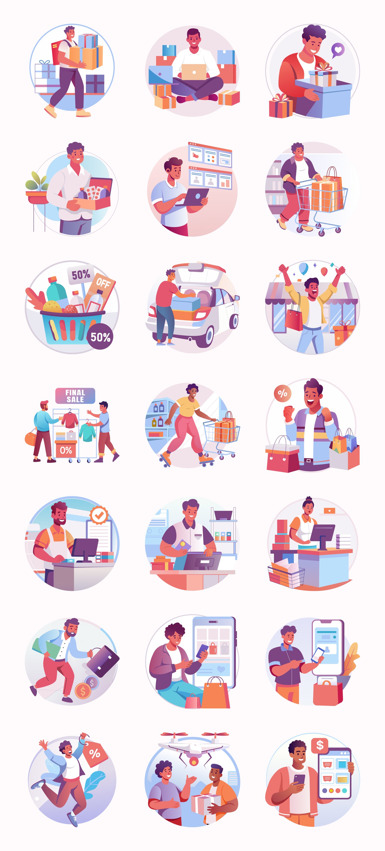 Black Friday Illustration