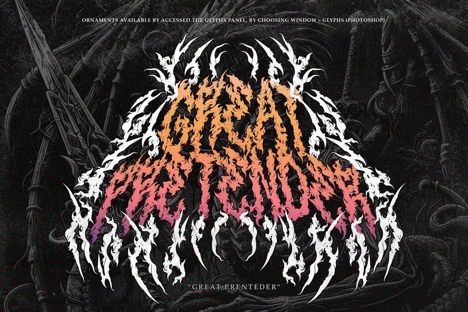 Mephisto – A True Black Metal Typeface