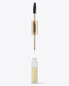 Metallic Hairoil Applicator Tube Mockup