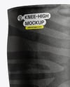 Women's High-Knee Boot Mockup