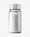 Clear Glass Jar with Fine Salt Mockup