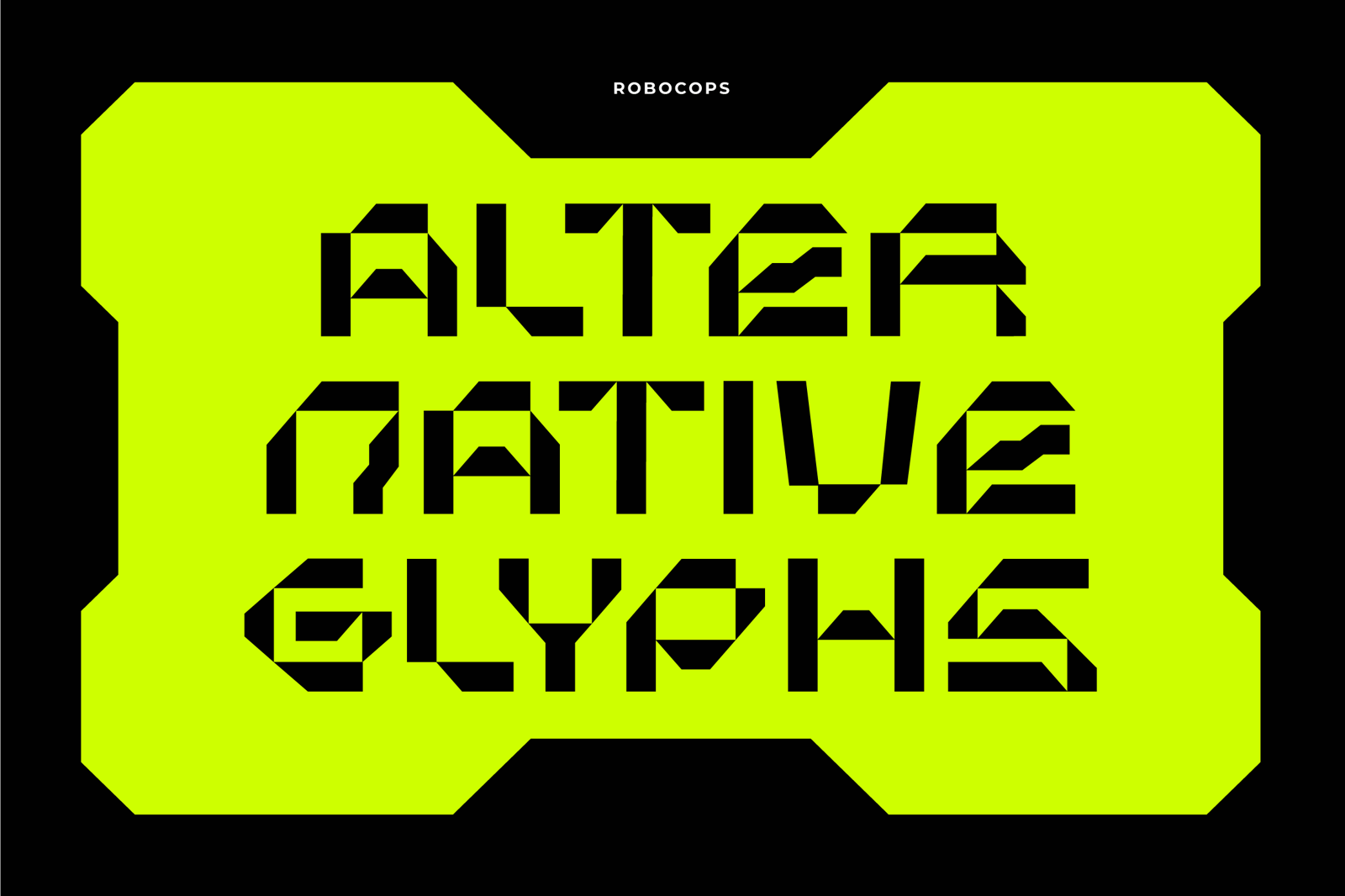 Robocops - Futuristic Font