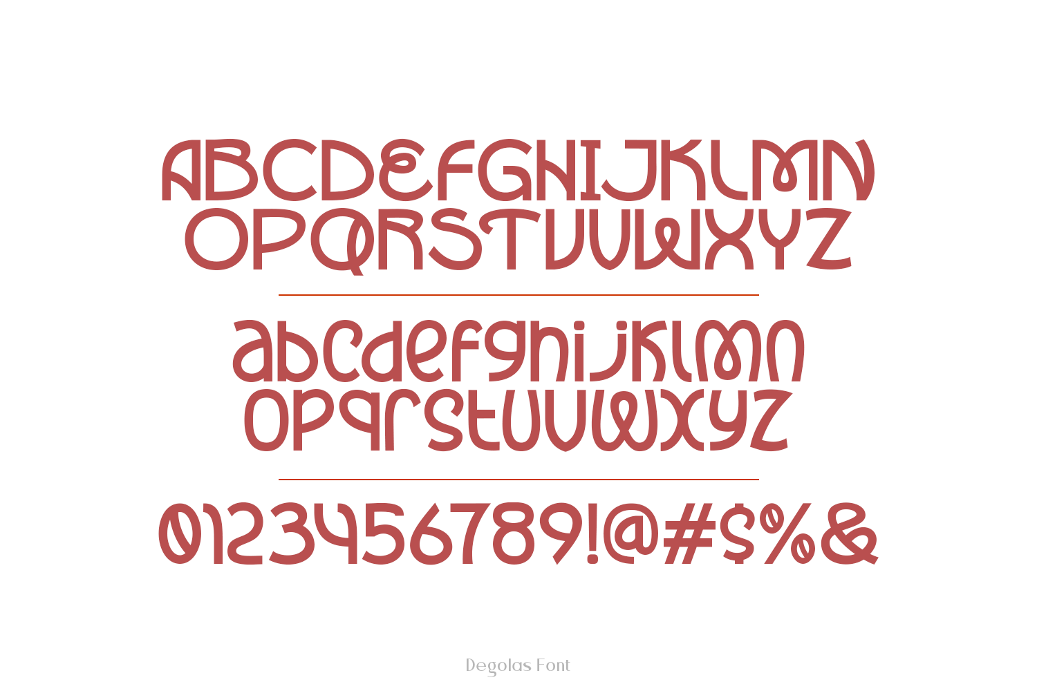 Degolas Font