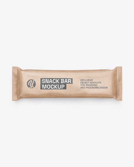 Kraft Snack Package Mockup - Cookie packaging mockup