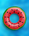 Glossy Swim Ring Mockup - Top View