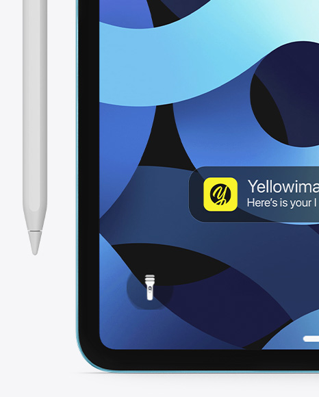 iPad Pro with Apple Pencil Mockup