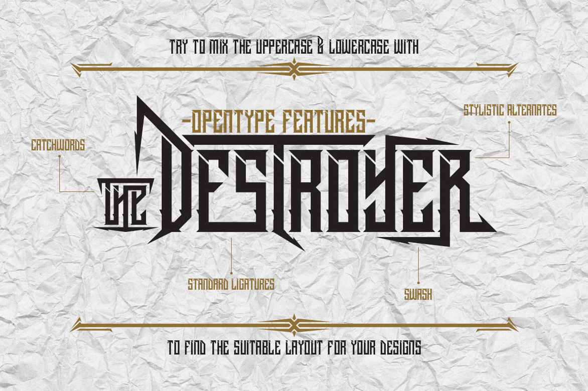 Dramaga - Blackletter Font