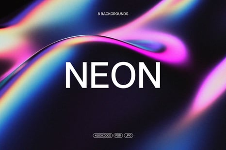 Liquid Neon Backgrounds - Neon lights