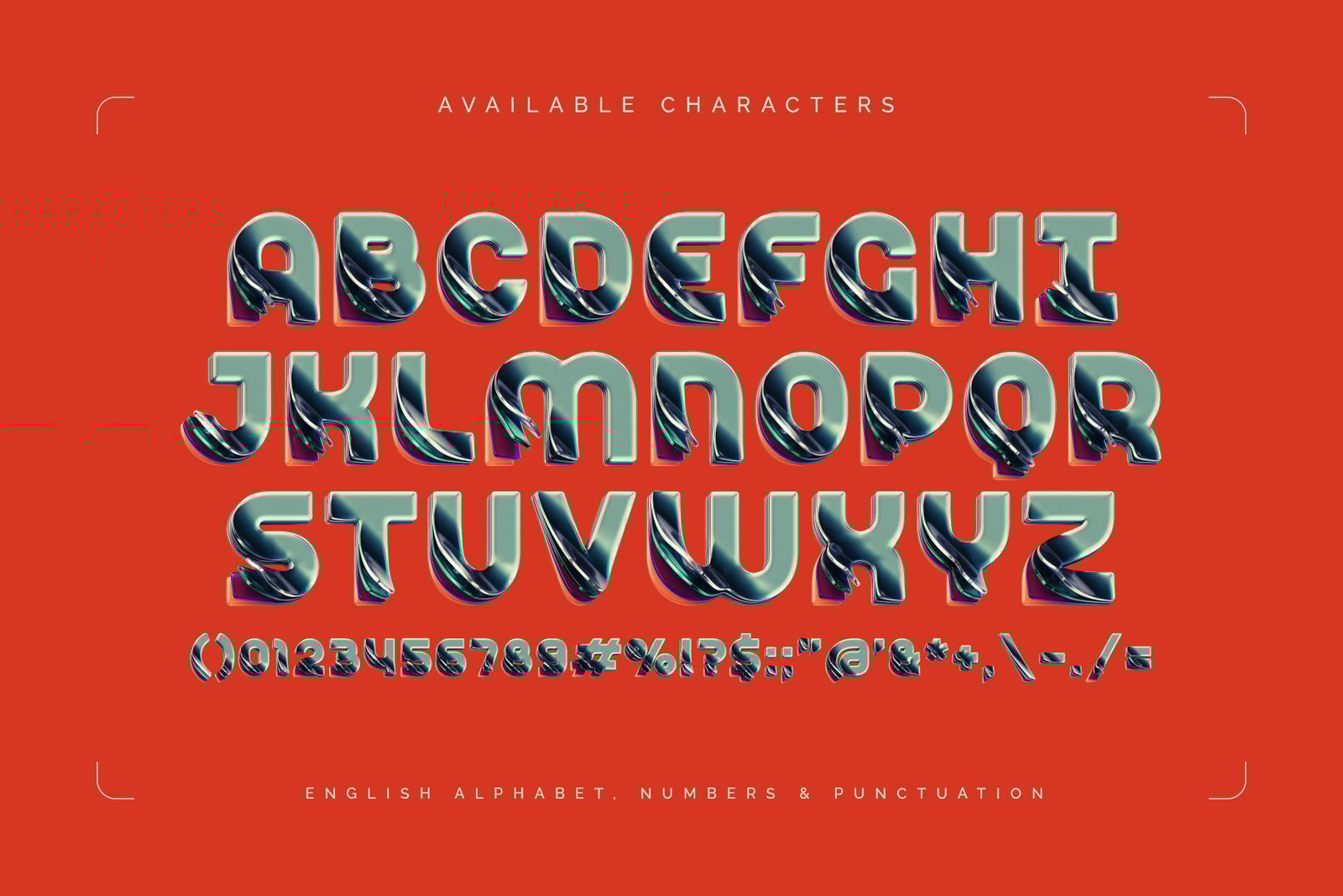 Spectra Fold - Color Bitmap Font