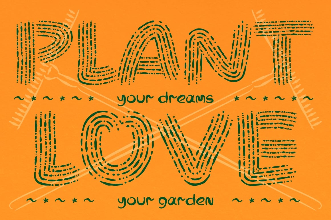 Garden Notes handwritten font