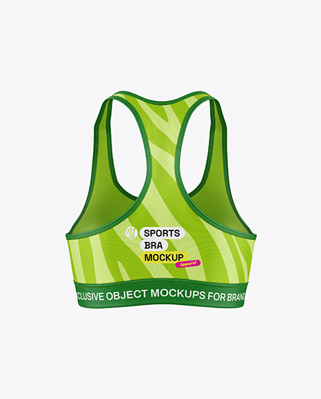 Women's Sports Bra Mockup - Apparel mockups