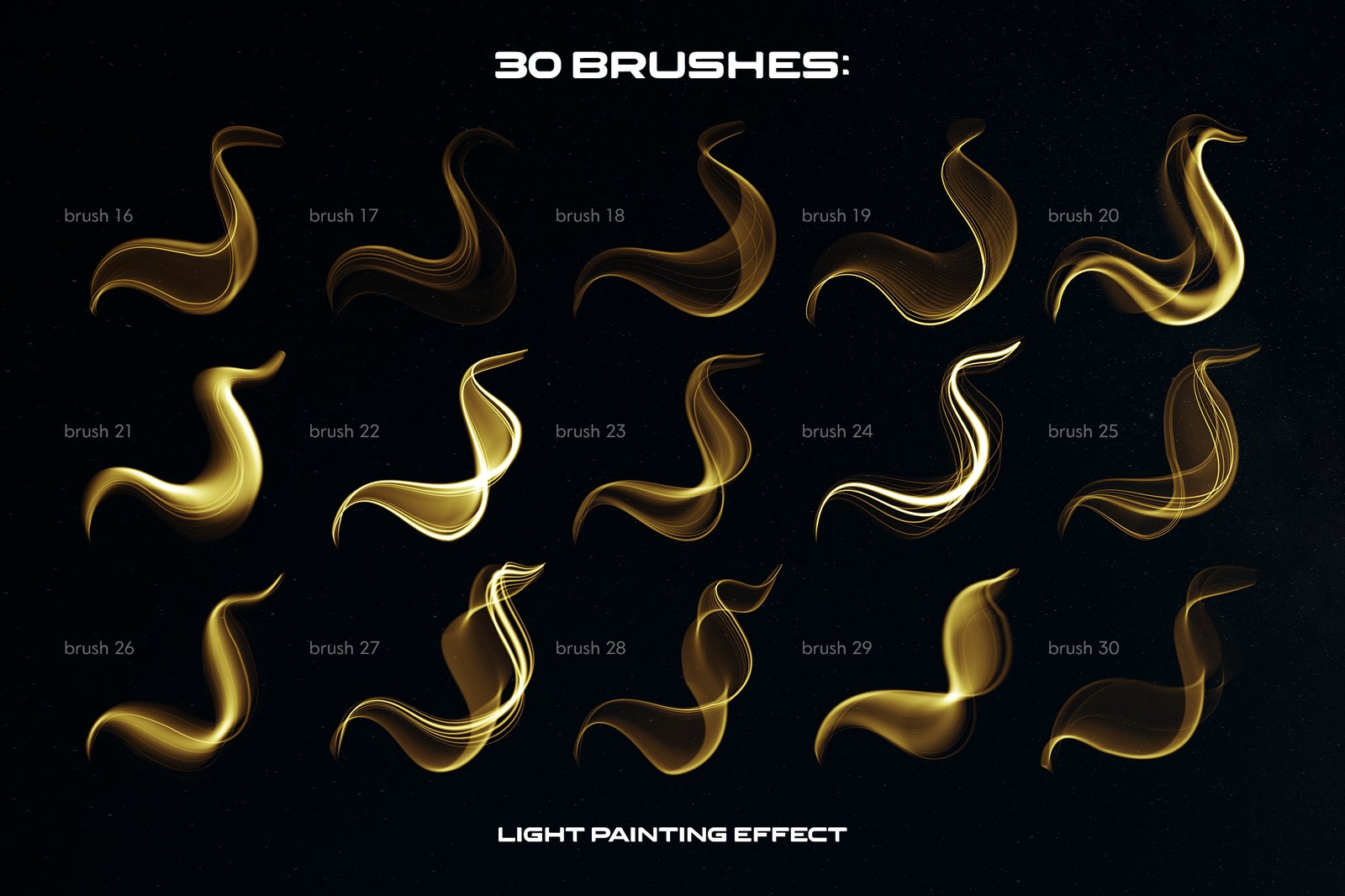 Light Painting Procreate Brushes