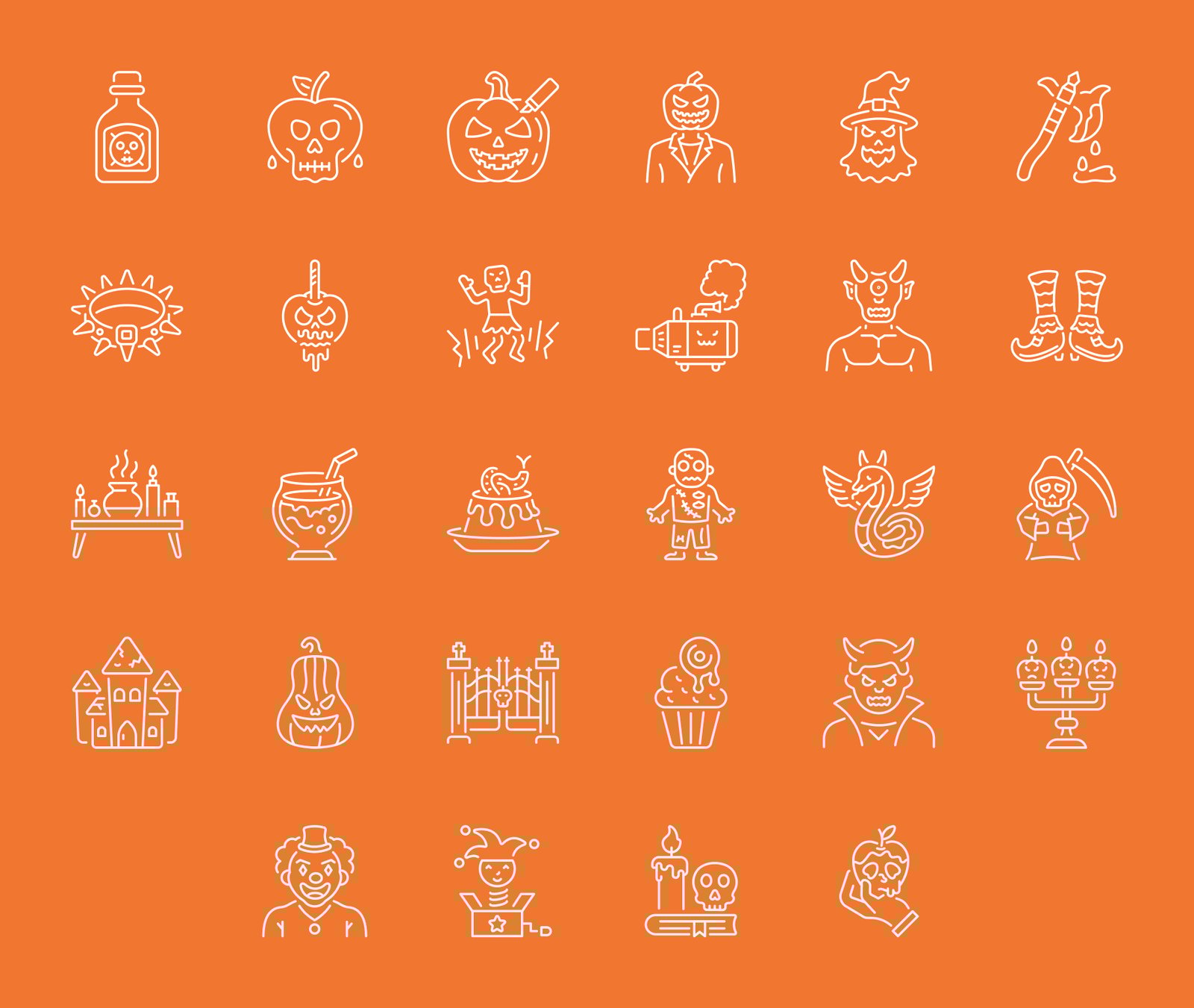 Halloween Icons Collection