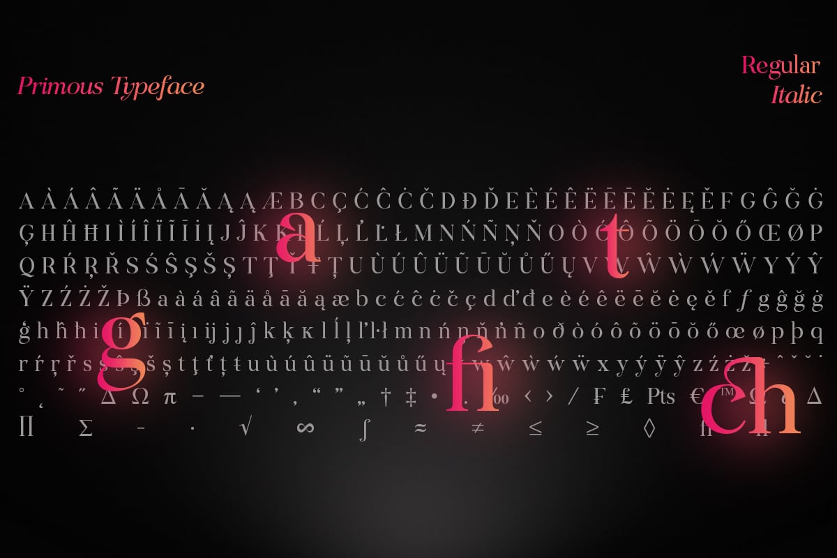 Primous Font