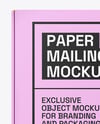Paper Mailing Box Mockup